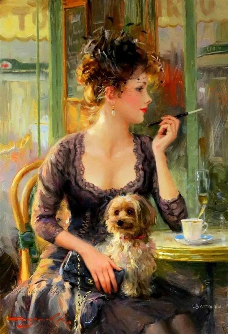 俄罗斯康斯坦丁的油画,康斯坦丁天空之镜油画