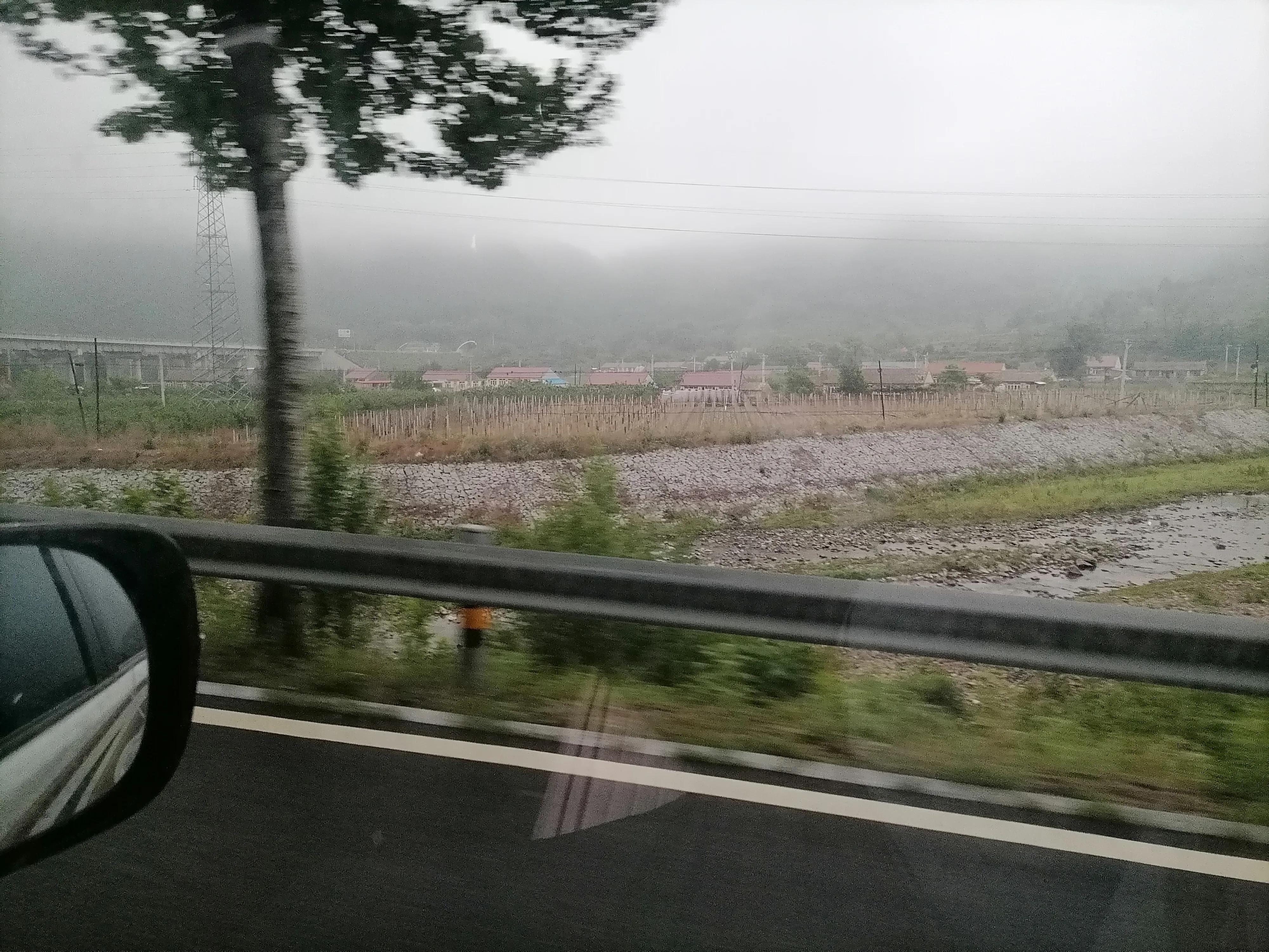 桂云花乡到步云山乡,大连通往庄河的路边风景美如仙境