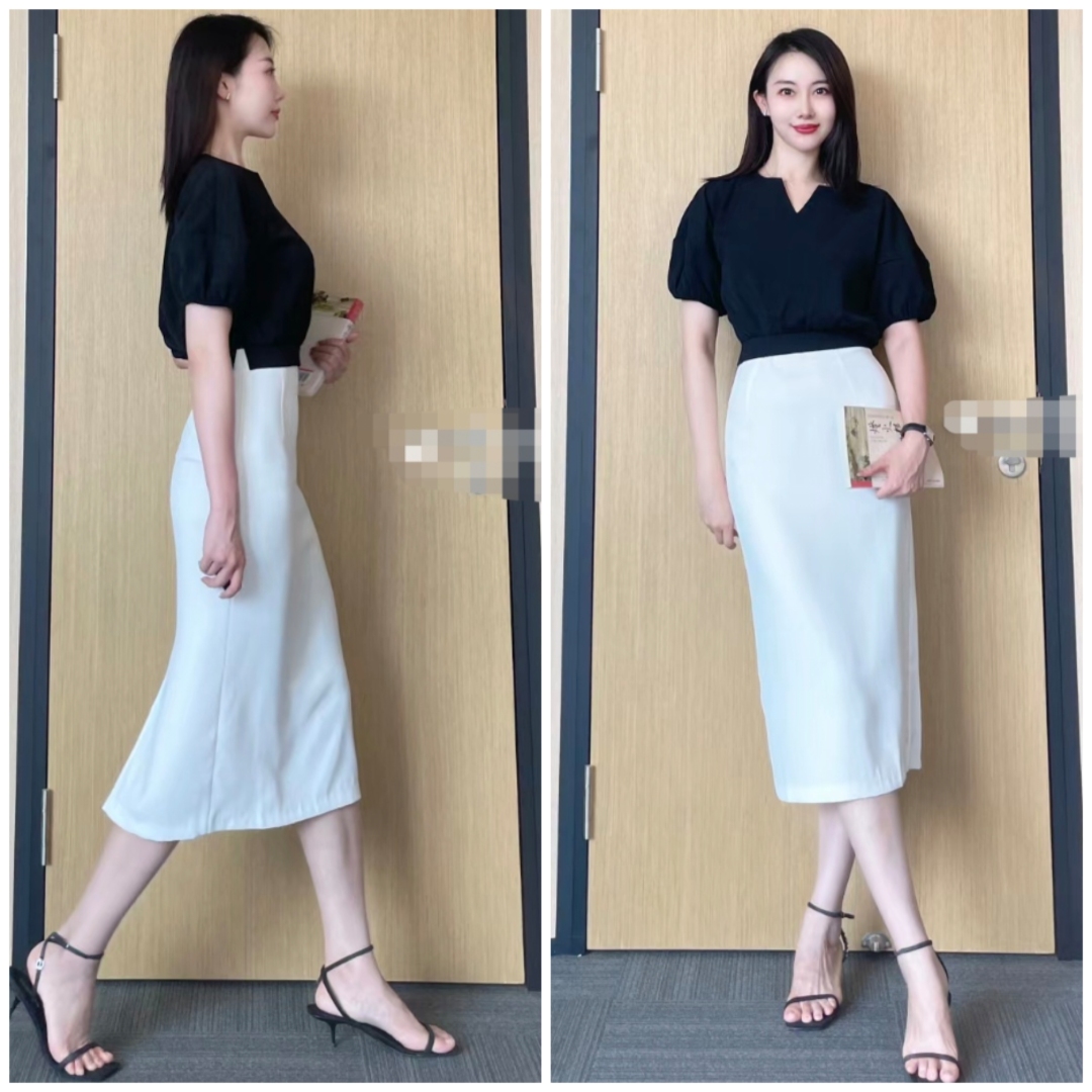 裙子气质高贵优雅知性30岁,有气质的女人都喜欢穿过膝裙