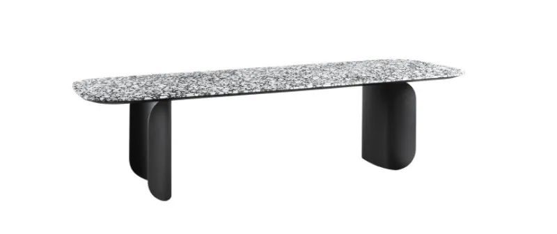 奢石餐桌别具一格,奢石餐桌大平层豪宅首选