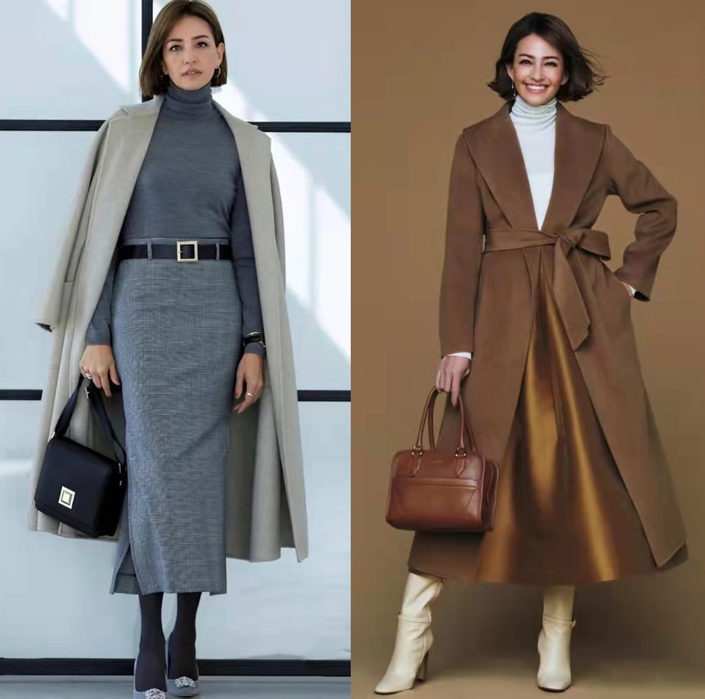 冬季保暖穿搭女2021高级感,冬季裙子穿搭示范怎么穿很高级