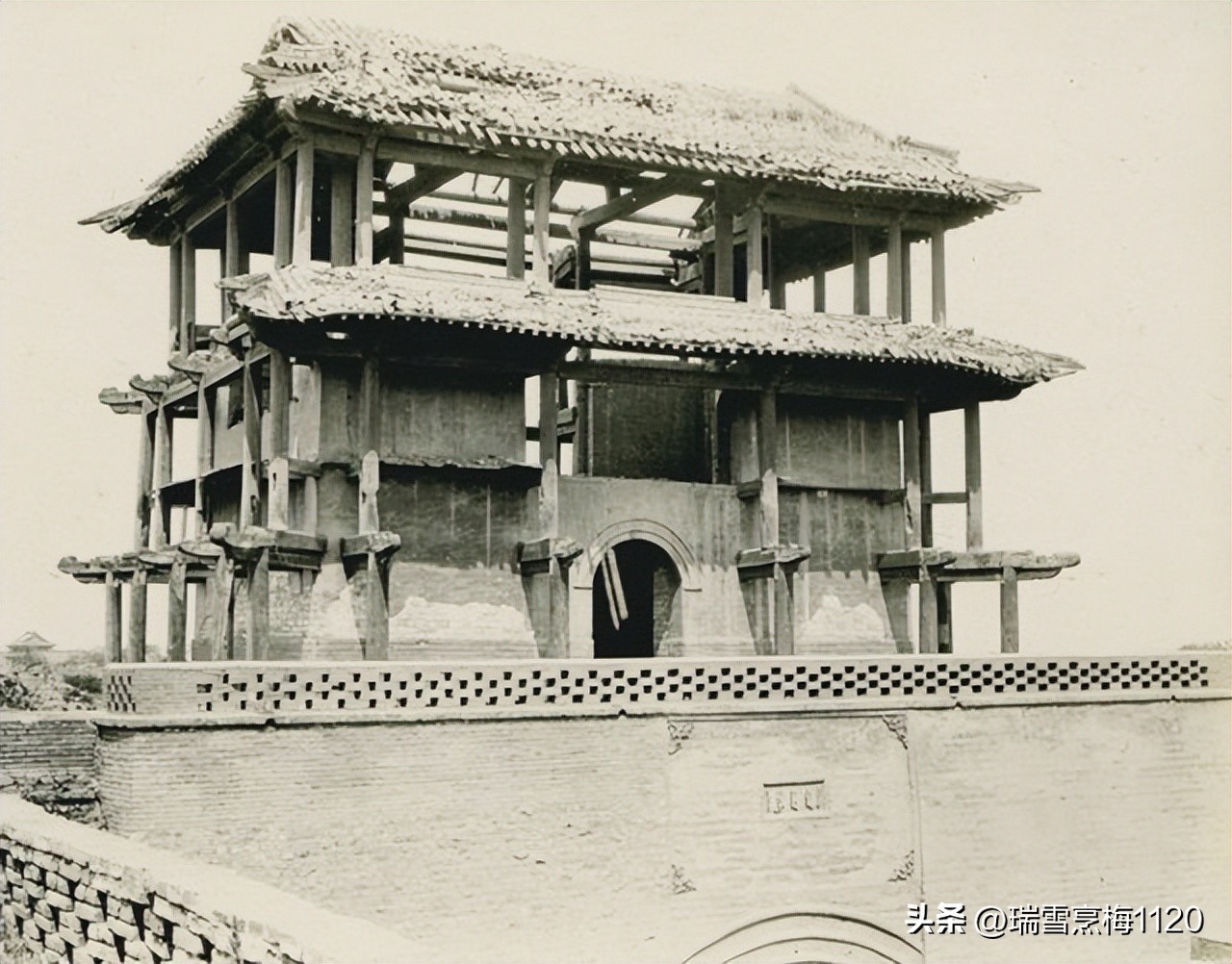 盛京城阙图探秘300年前的老沈阳,沈阳民国大院老照片