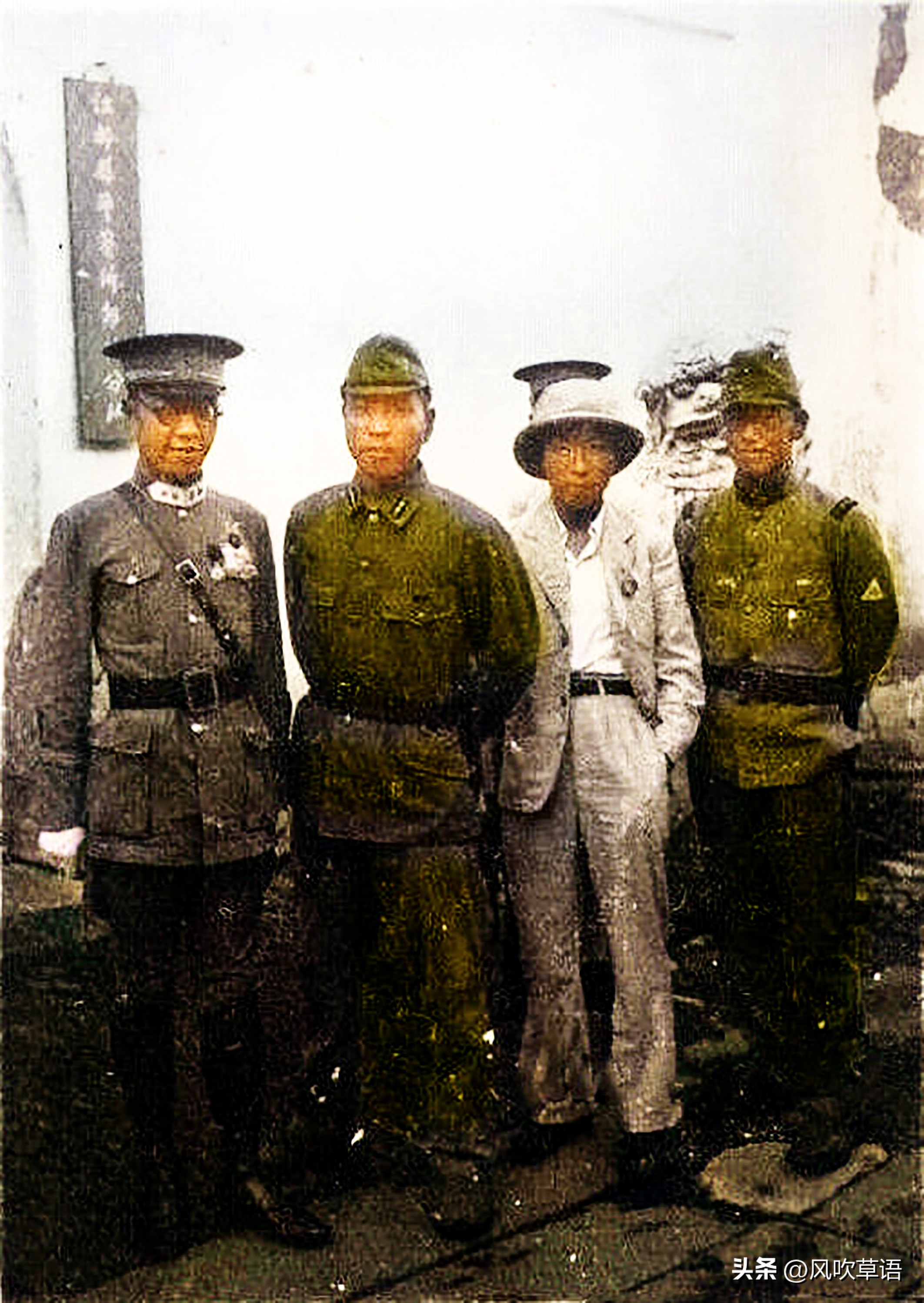 侵华战争大汉奸照片,侵华日军镜头中的汉奸