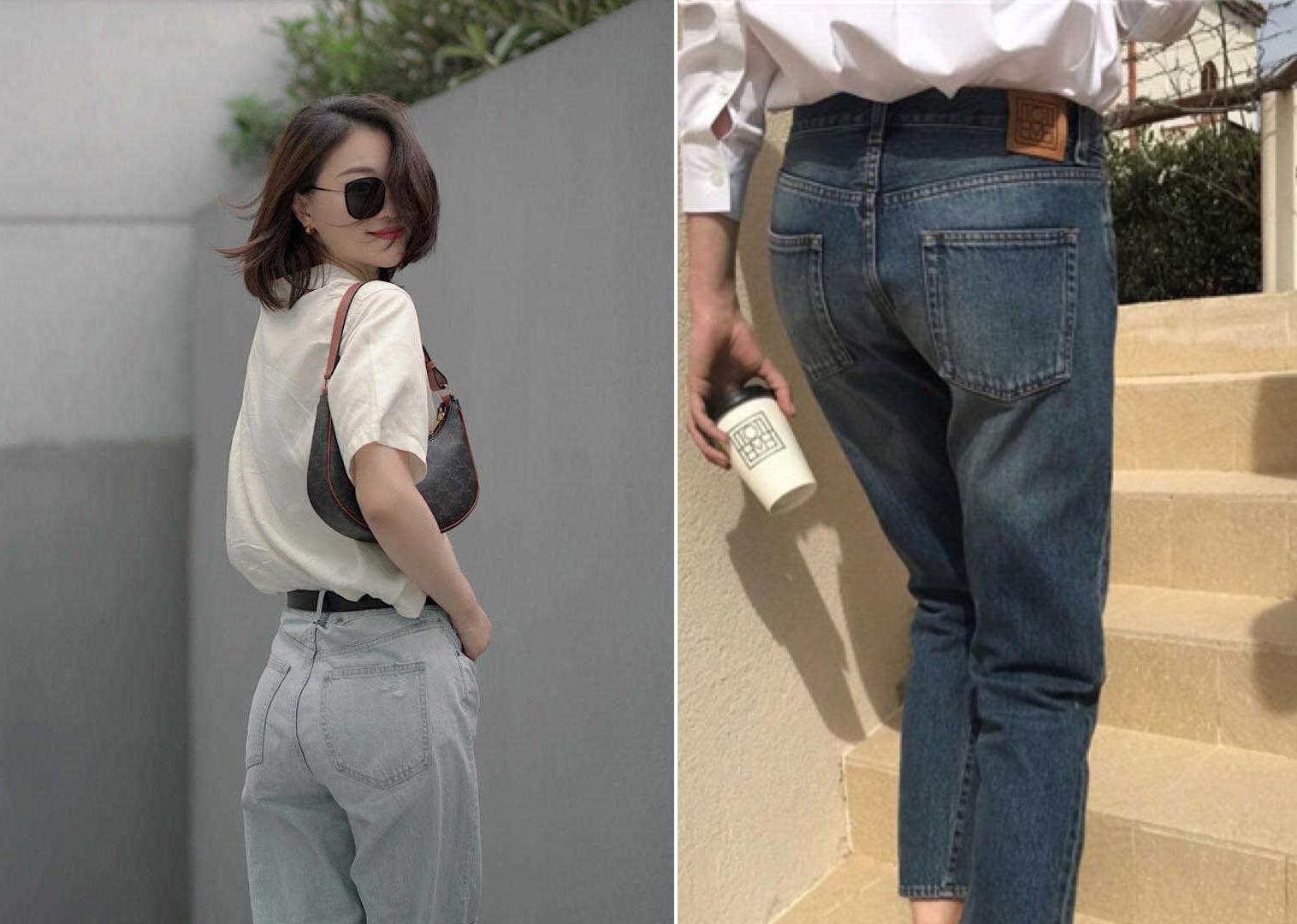 小脚裤马丁靴穿搭,牛仔裤马丁靴搭配女生腿粗冬季