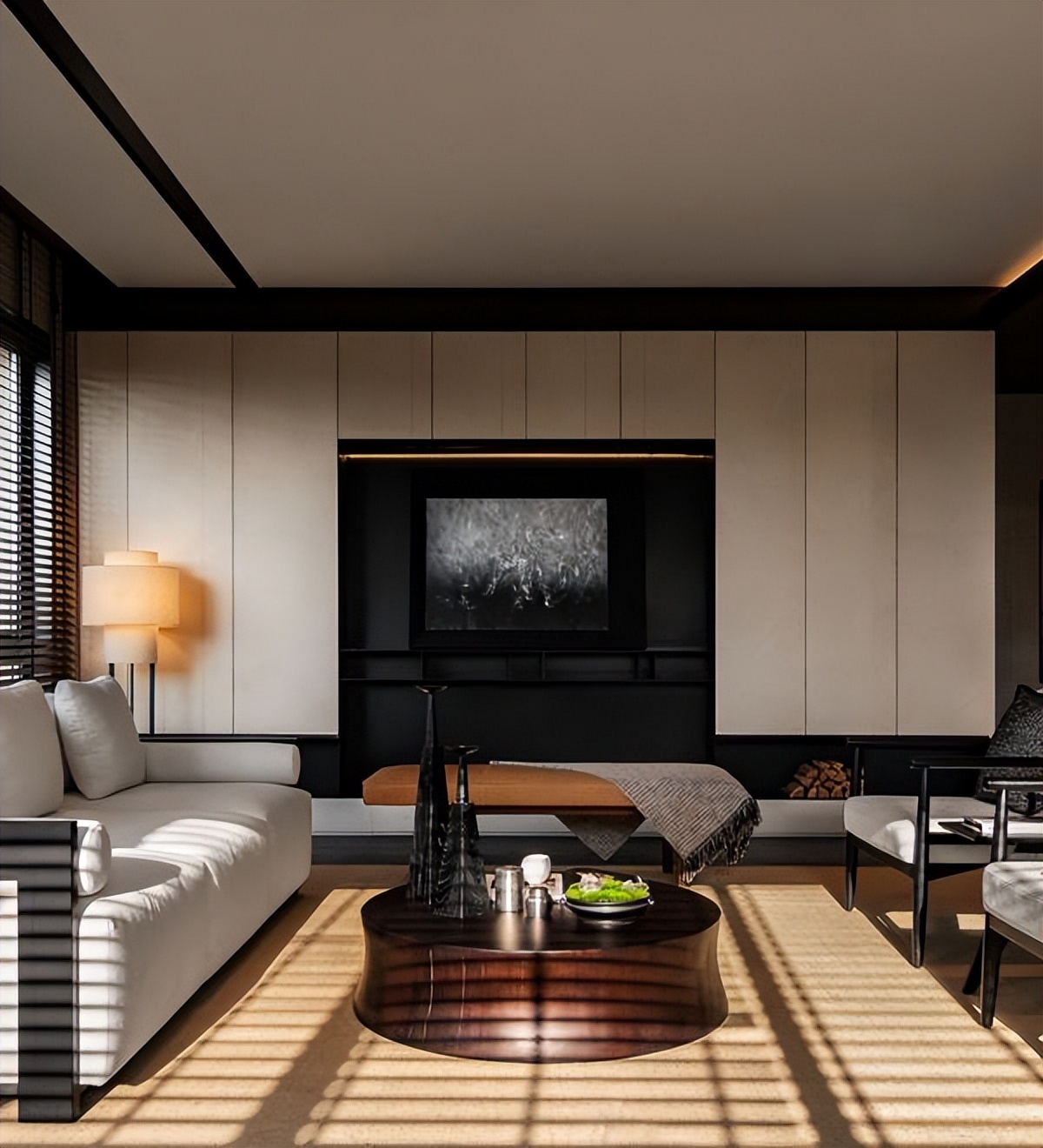 横厅装修风格大全2022款,小三室2022装修风格现代简约轻奢