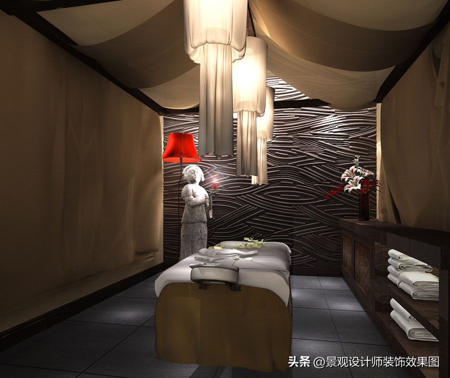 美容院设计效果视频,美容院装修风格案例图