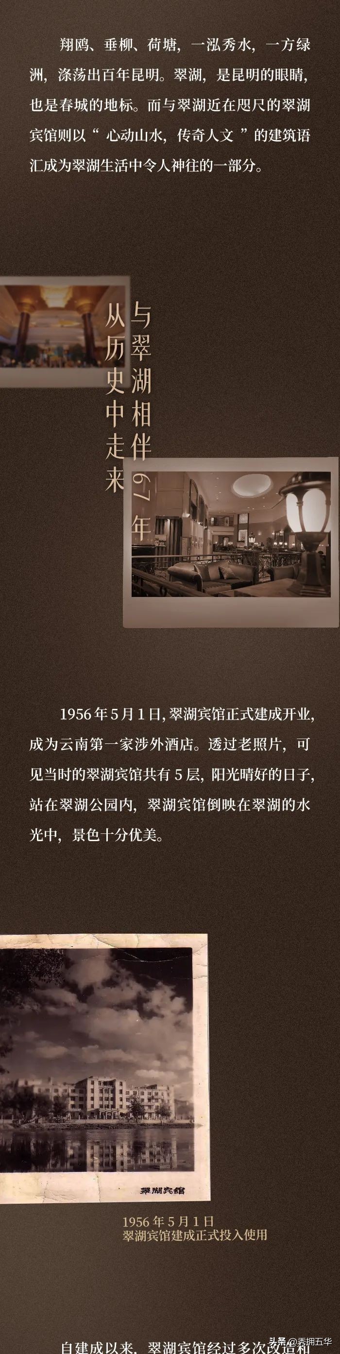 春城文脉丨翠湖宾馆夜枕春城柳岸风