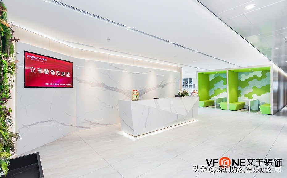 深圳大气装修办公室风格,南山区简约办公室装修设计