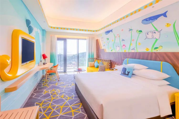 珠海长隆飞船酒店！海洋王国无限畅玩+畅游28楼绝美无边际泳池