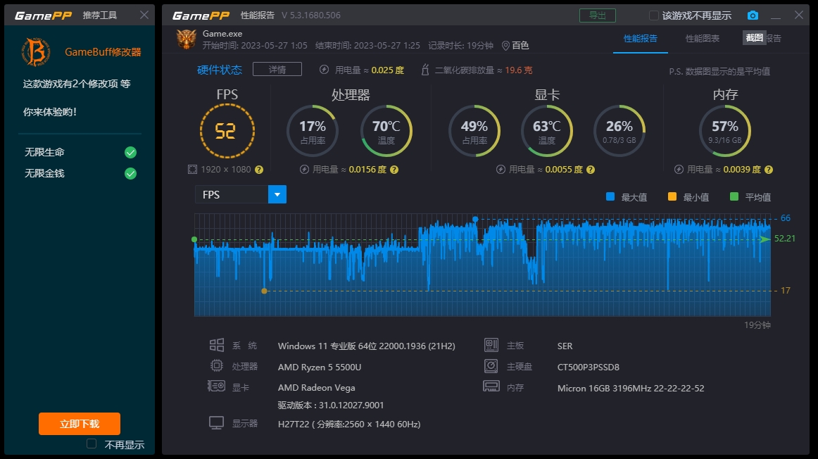 amdr55500u核显什么水平,amdr55500u性能能玩csgo吗