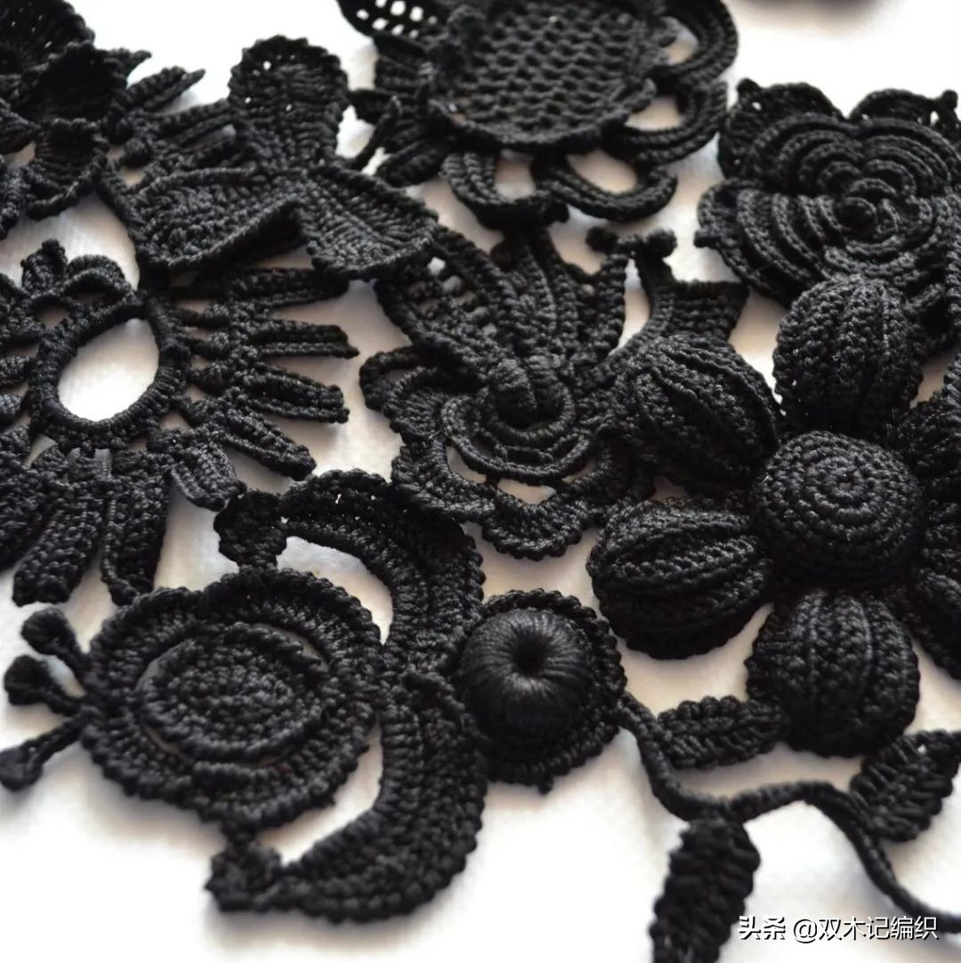 爱尔兰花和叶子大全，最令人心动的钩编之法