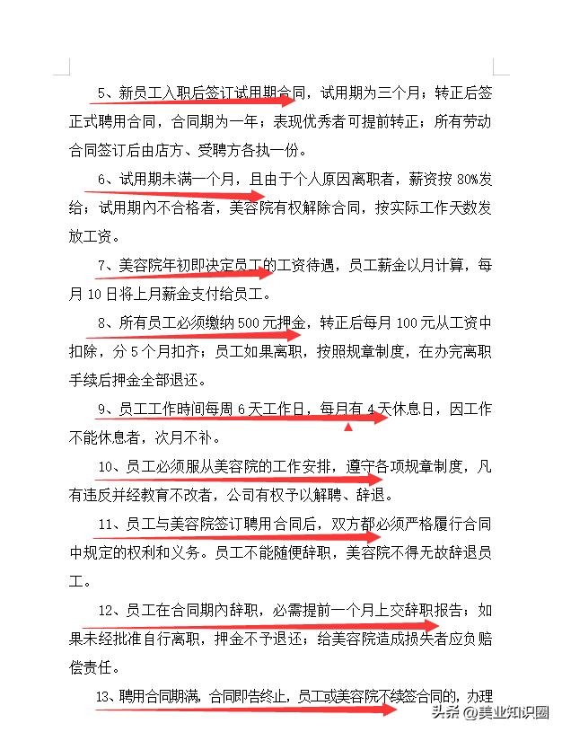 美容院规章制度及管理最新版免费,小美容院店务管理标准流程