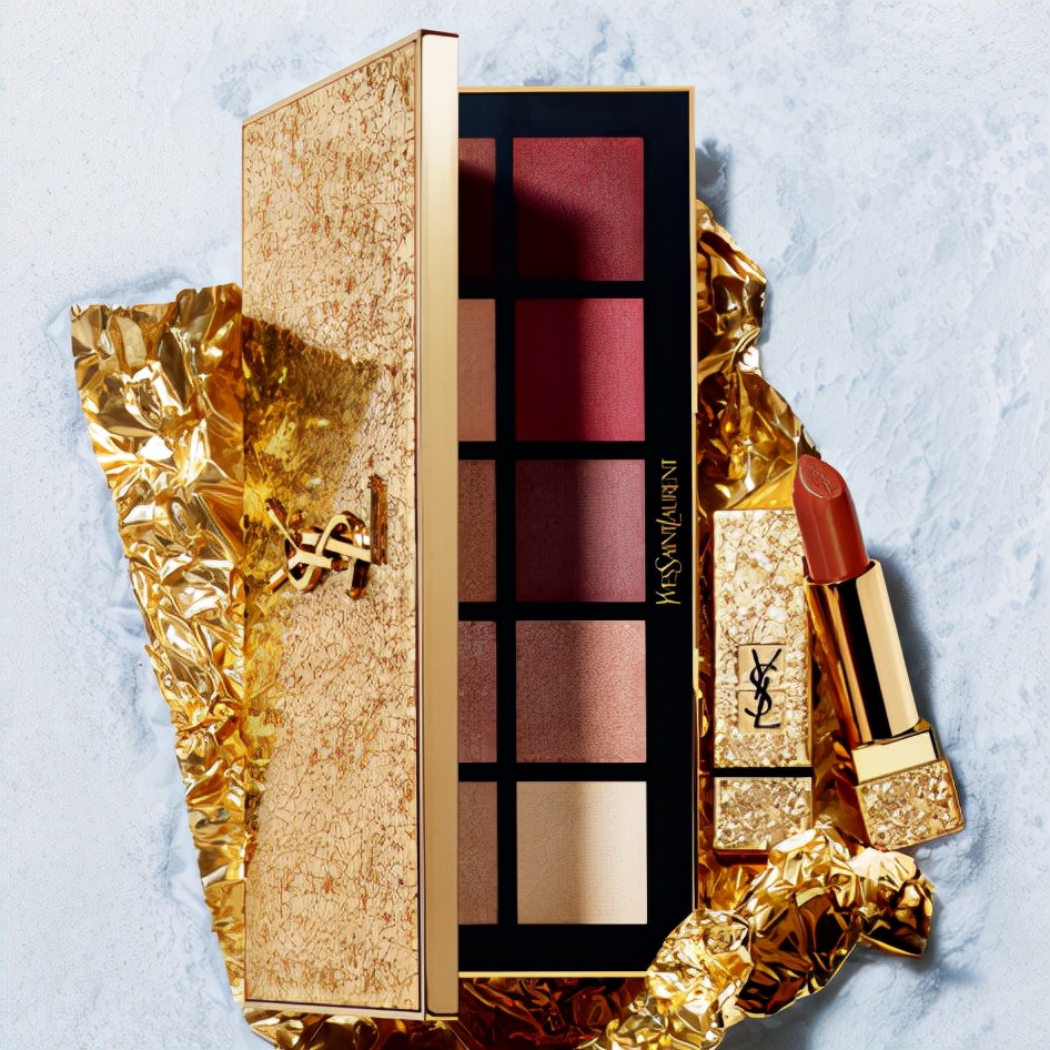 ysl圣罗兰美妆横版视频,ysl圣罗兰夜光口红气垫礼盒