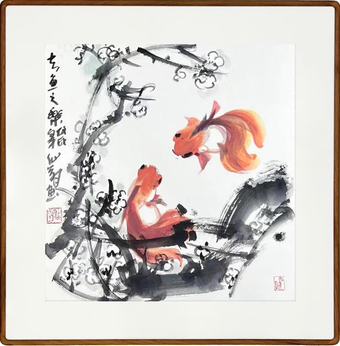 克里姆特名画金鱼,世界名画欣赏500幅风景水鸟画