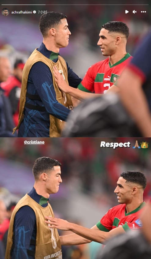 是真爱！世界杯抢断王两度发文致敬C罗，曾公开抱怨梅西不传球