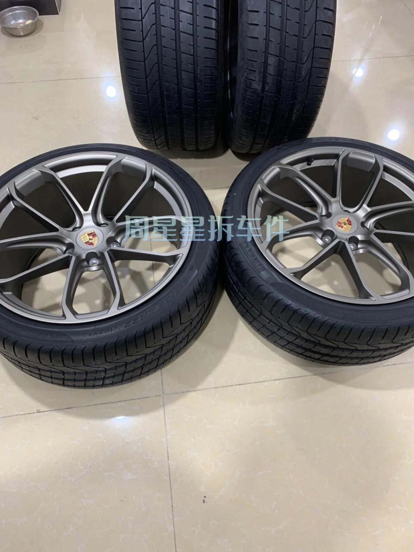 保时捷卡宴升级22寸原厂轮毂轮胎,保时捷卡宴原厂22寸轮毂改20寸