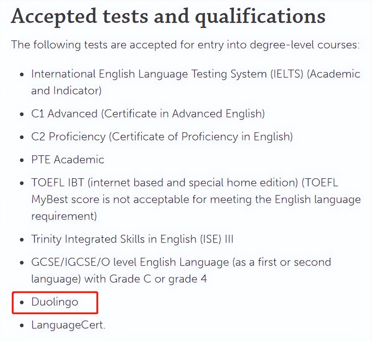 「注意」英国大学2022年本科&硕士直入接受多邻国!最新院校清单
