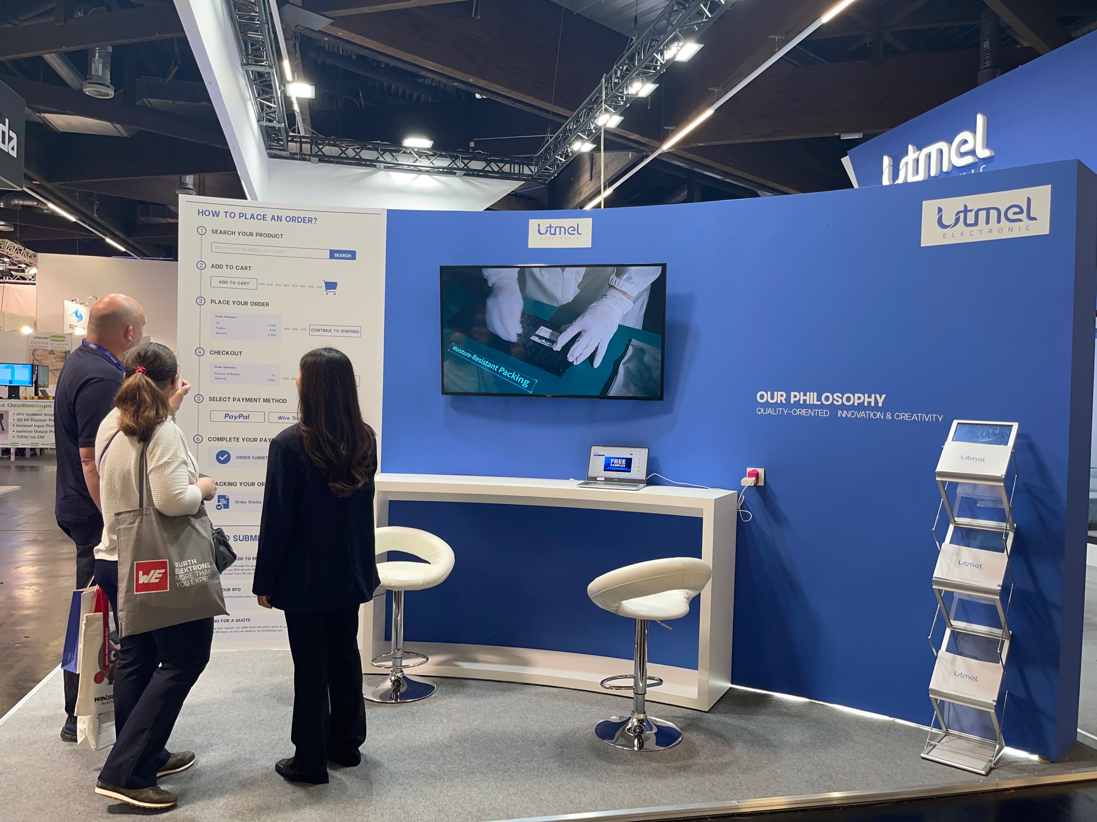 现场直击！知名海外元器件分销商Utmel出席PCIMEurope2023实况