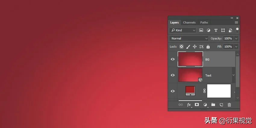 ps怎么做立体空心圆柱效果,ps文字贴合在圆柱上面