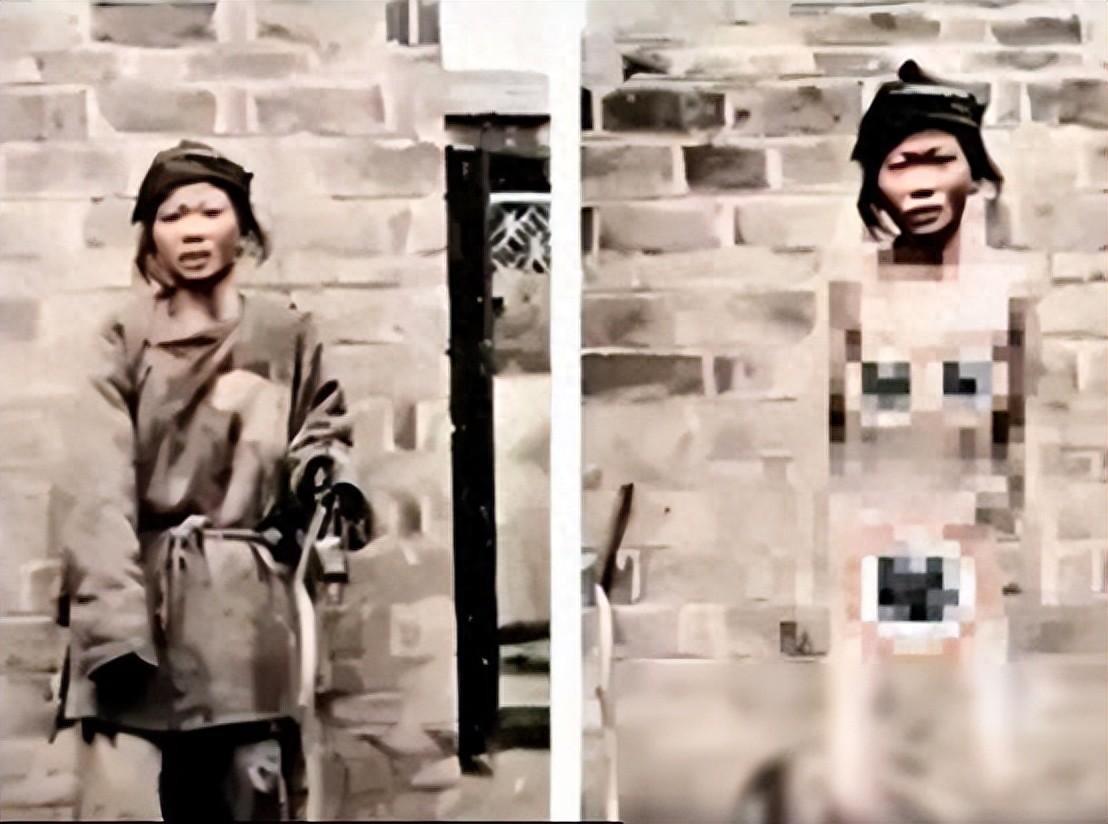 日军罪行照片：攻陷香港后兽性毕露，当场轮番侵犯新婚女明星