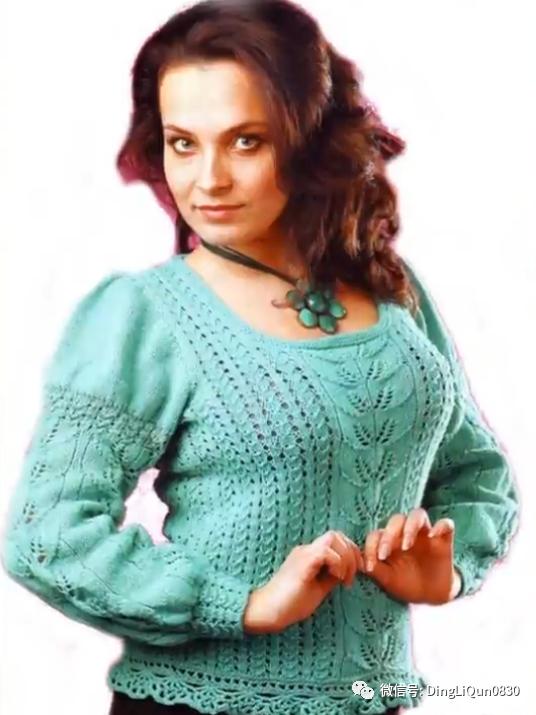 针织花样中老年,中老年春季8分袖针织