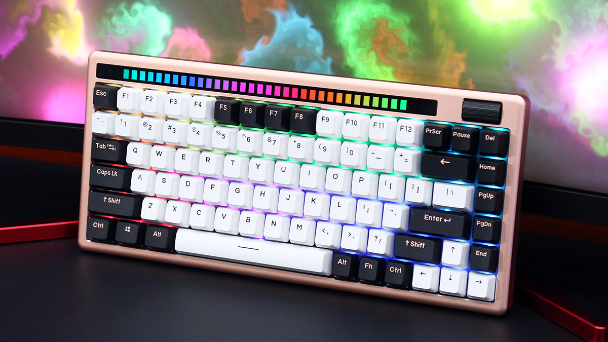 达尔优键盘a84测评,达尔优A87PRO单模机械键盘