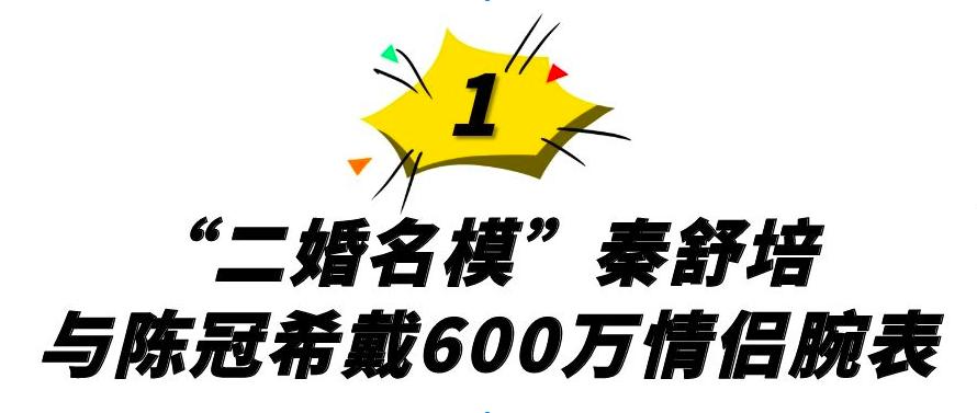 秦舒培为什么嫁陈冠希,二婚的秦舒培