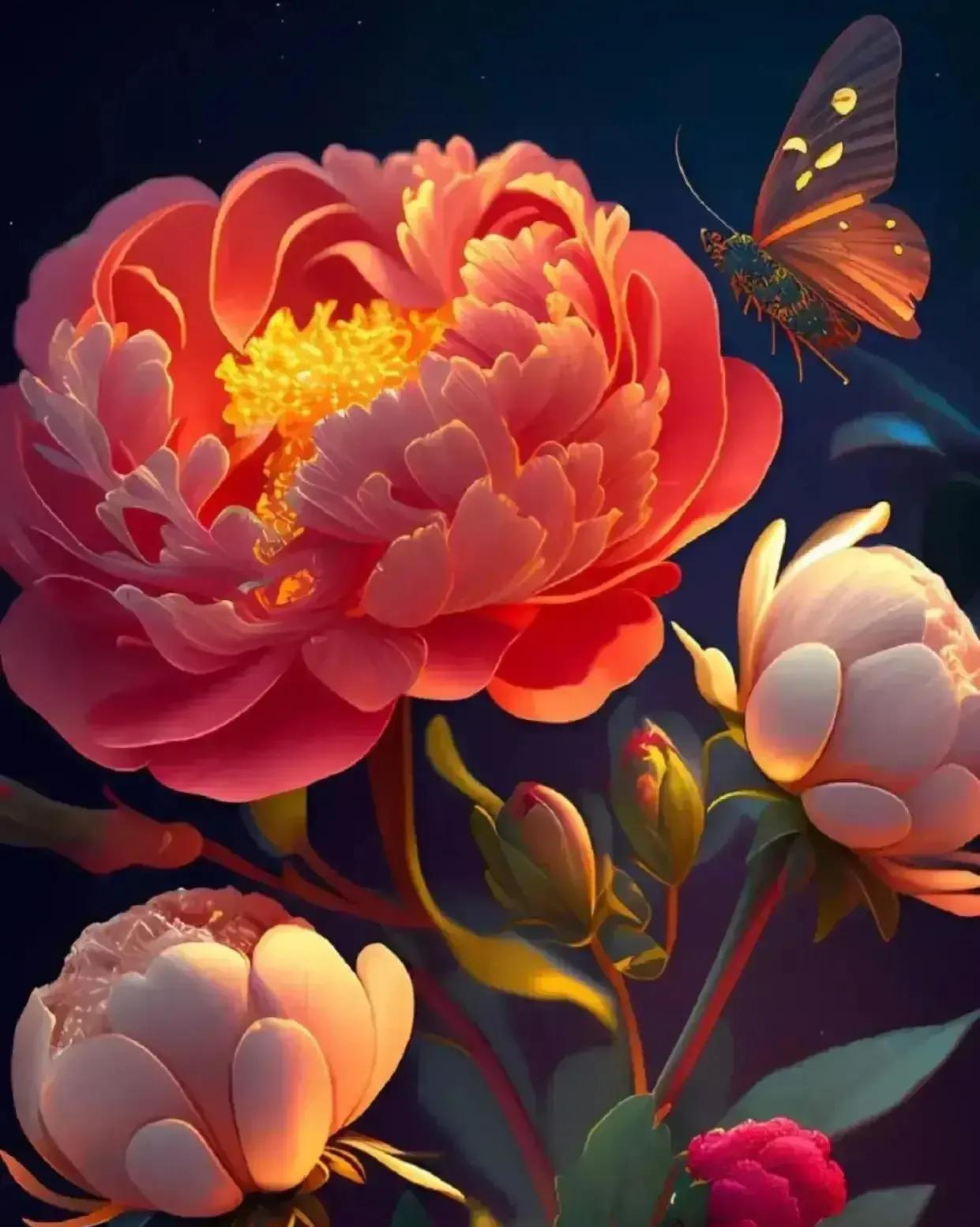 花朵盛开绚丽多彩让人赏心悦目,多姿多彩的花令人心情愉悦