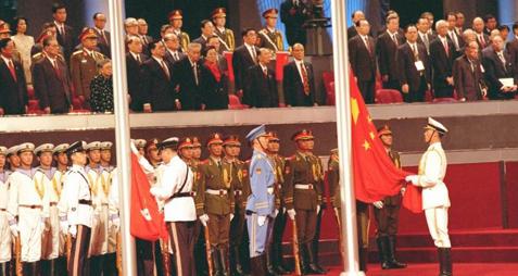 1997香港回归第一批驻港舰艇,英军航母护卫舰南海