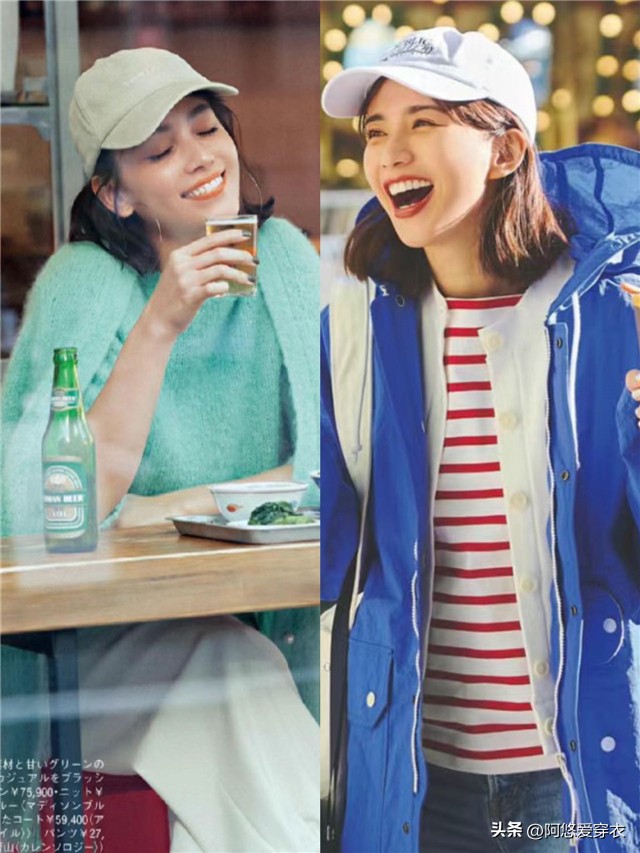日本女人喜欢戴帽子,日本女人爱戴帽子