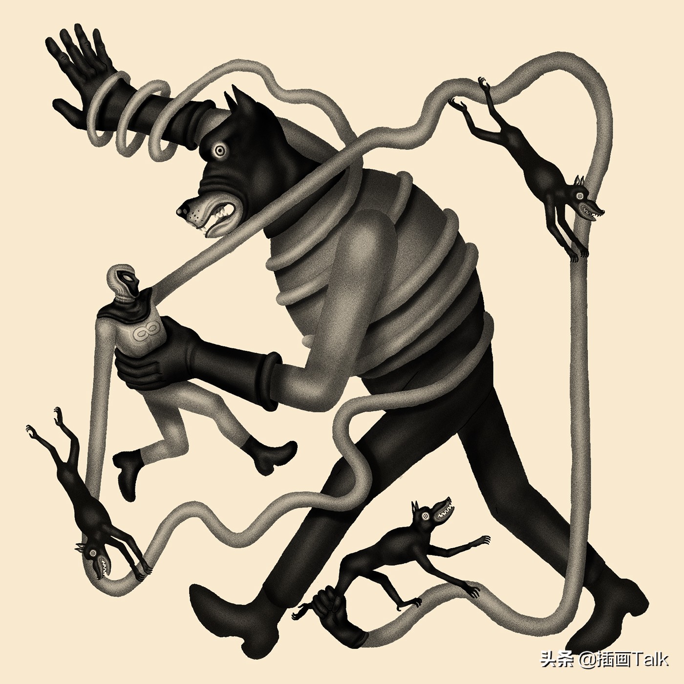 瑞士插画师DexterMaurer，微妙的和谐感