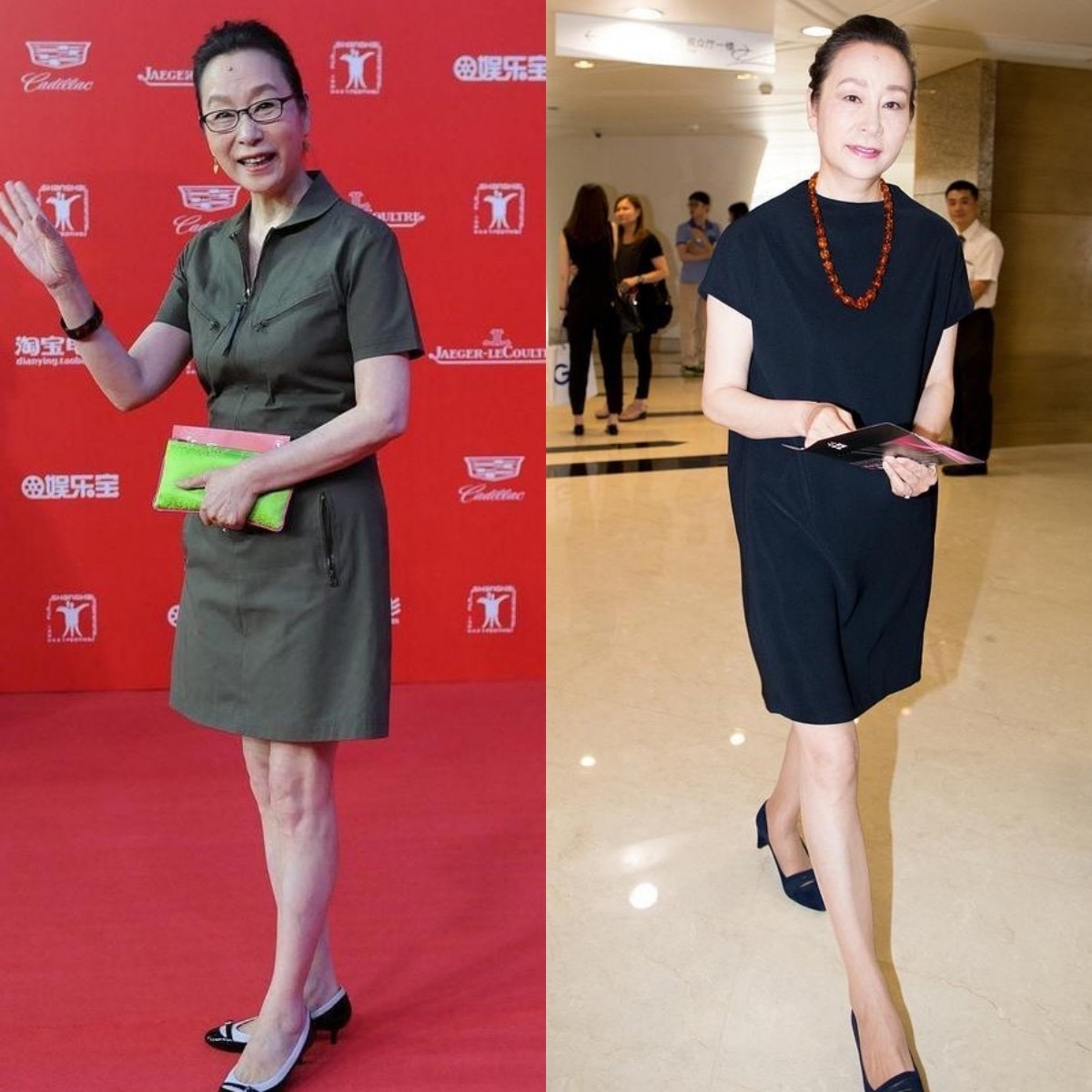 35届金鸡百花电影节刘晓庆奚美娟,第35届金鸡奖刘晓庆奚美娟红毯