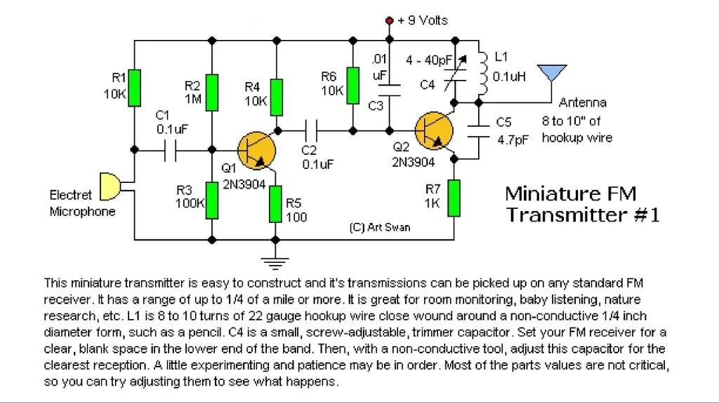 用9v电池做电击器,如何制作短波发射机
