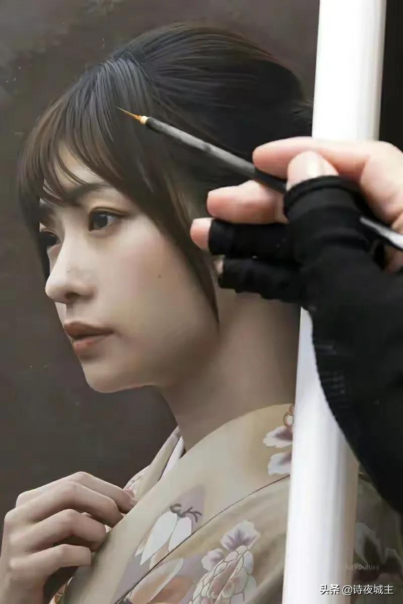 欣赏绘画大师冈靖知女人油画体态丰盈洋溢出浓烈浪漫气息妙不可言