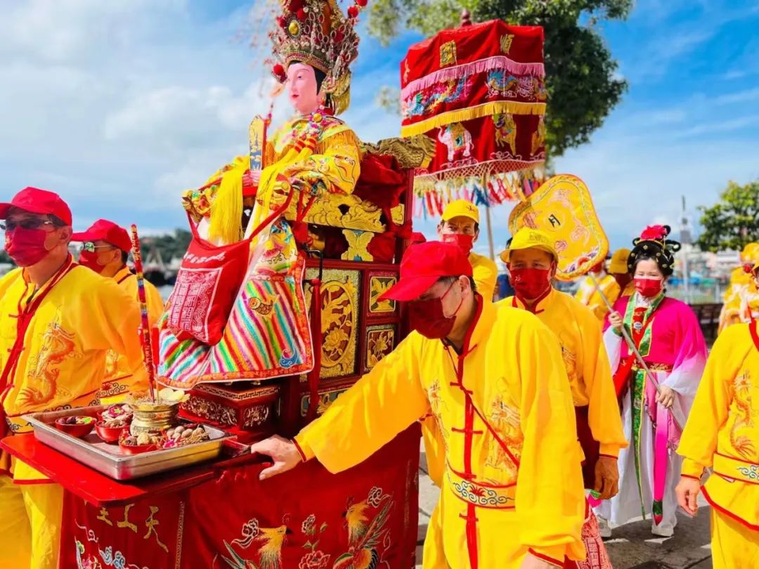 今天!妈祖在香港两地巡安