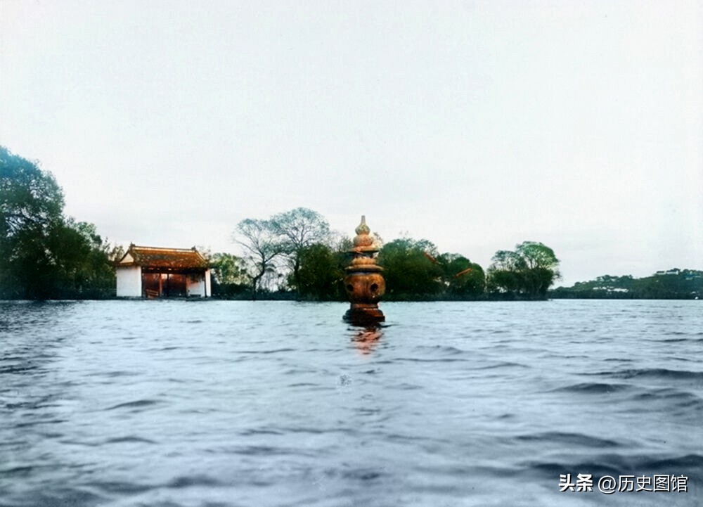 真实的杭州西湖摄影图片,老照片里10年前杭州西湖留影