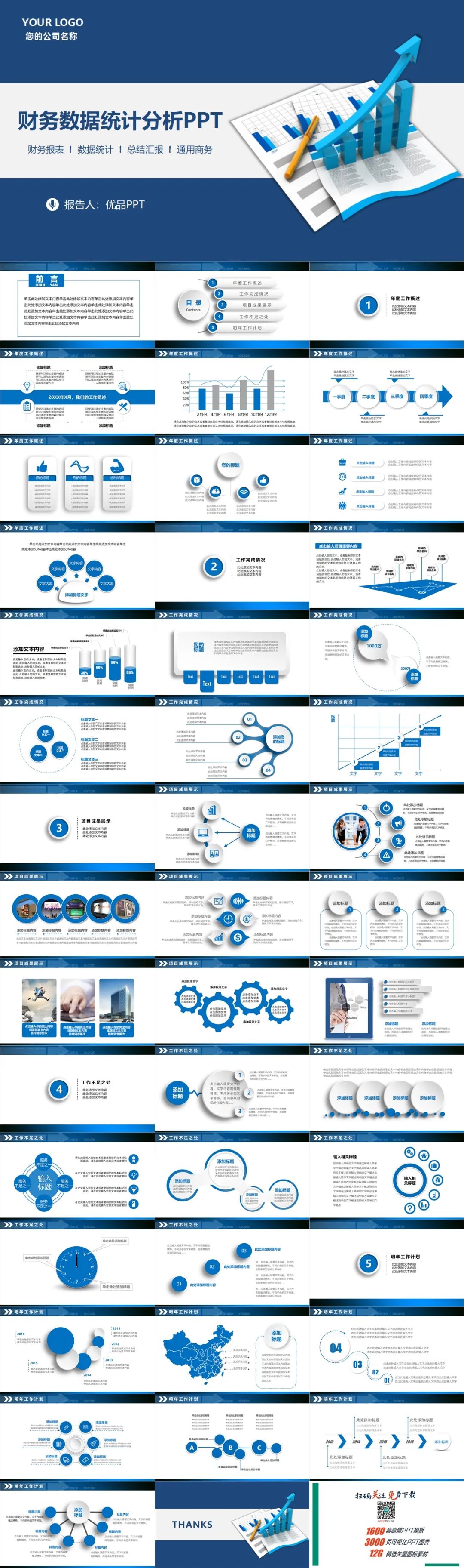财务分析ppt配图,财务分析ppt数据分析图表免费