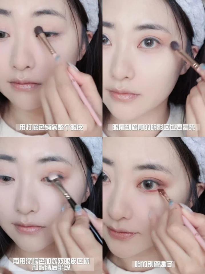 日常万圣节妆容粉色系,万圣妆简单好看