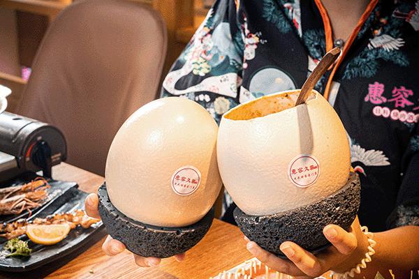 魔都首家烤鸵鸟蛋专门店，日料界新晋流量密码