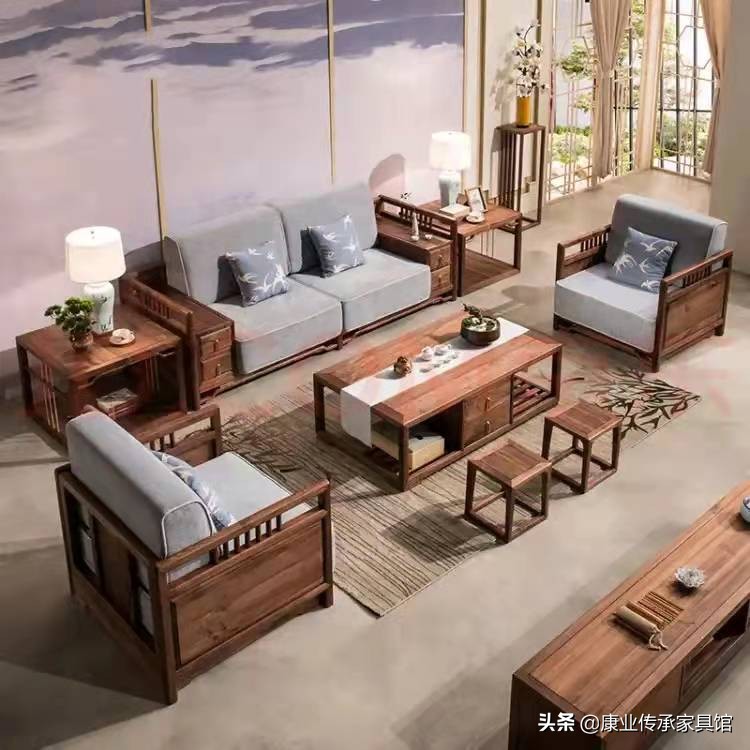 新中式胡桃木家具推荐,永不过时的中式家居