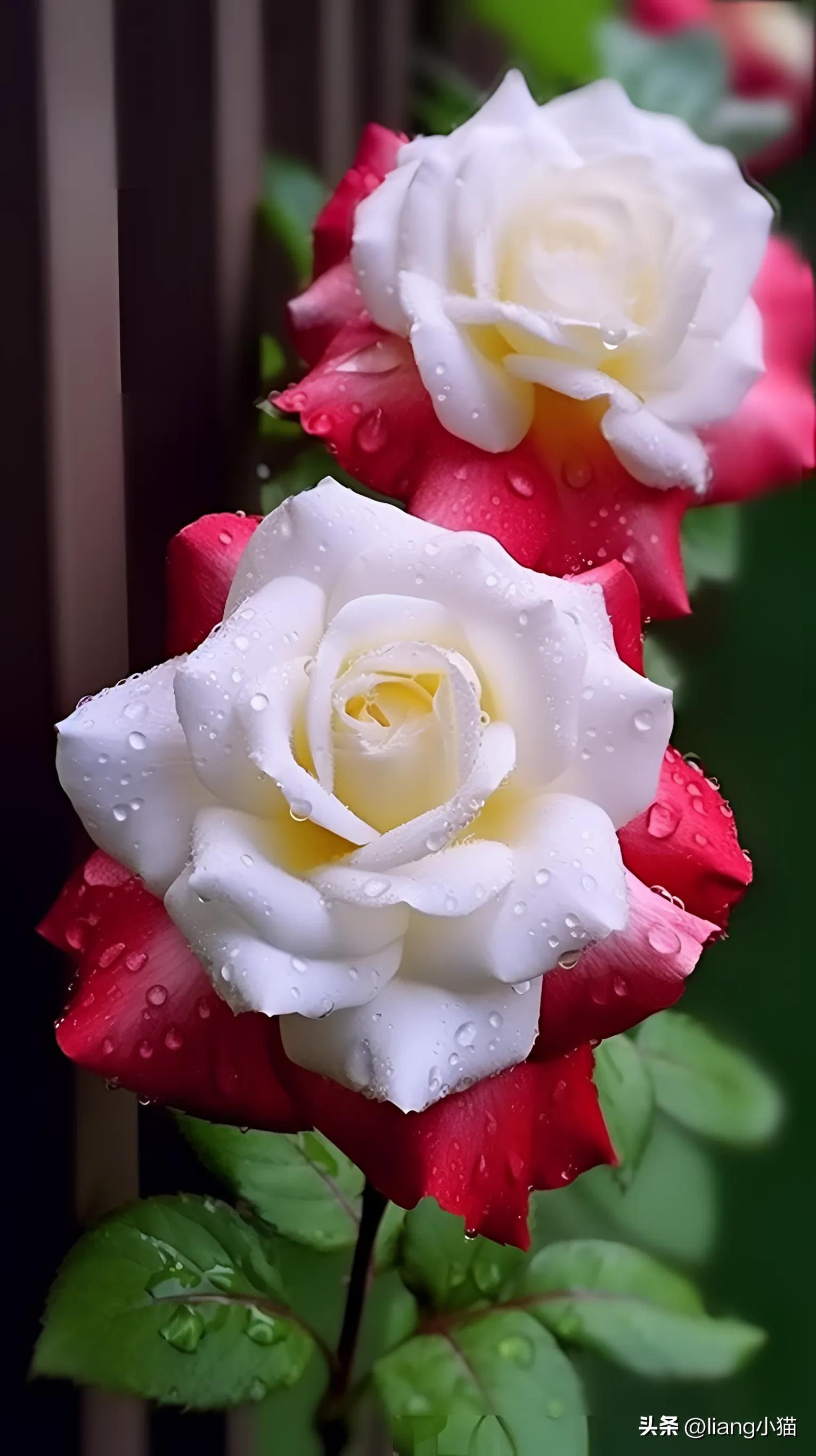 最漂亮玫瑰花带花苞的图片,浅紫色的好看的花