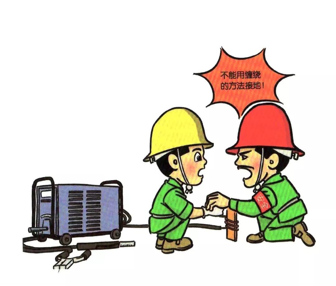施工现场安全隐患漫画图,施工现场安全警示图片