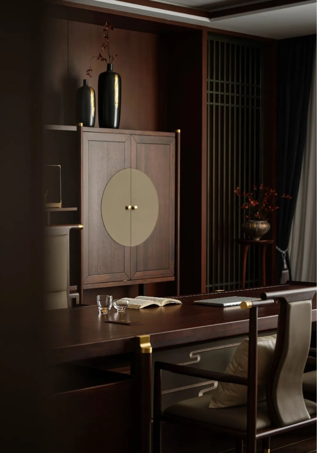 弧形极简高端办公室设计,时尚潮流办公室空间设计