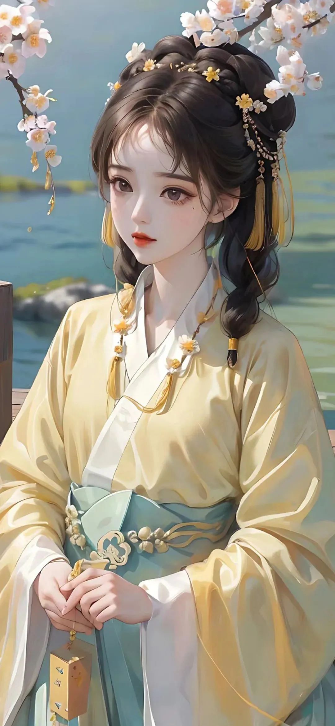 古风桃花唯美壁纸,古风唯美壁纸背景图