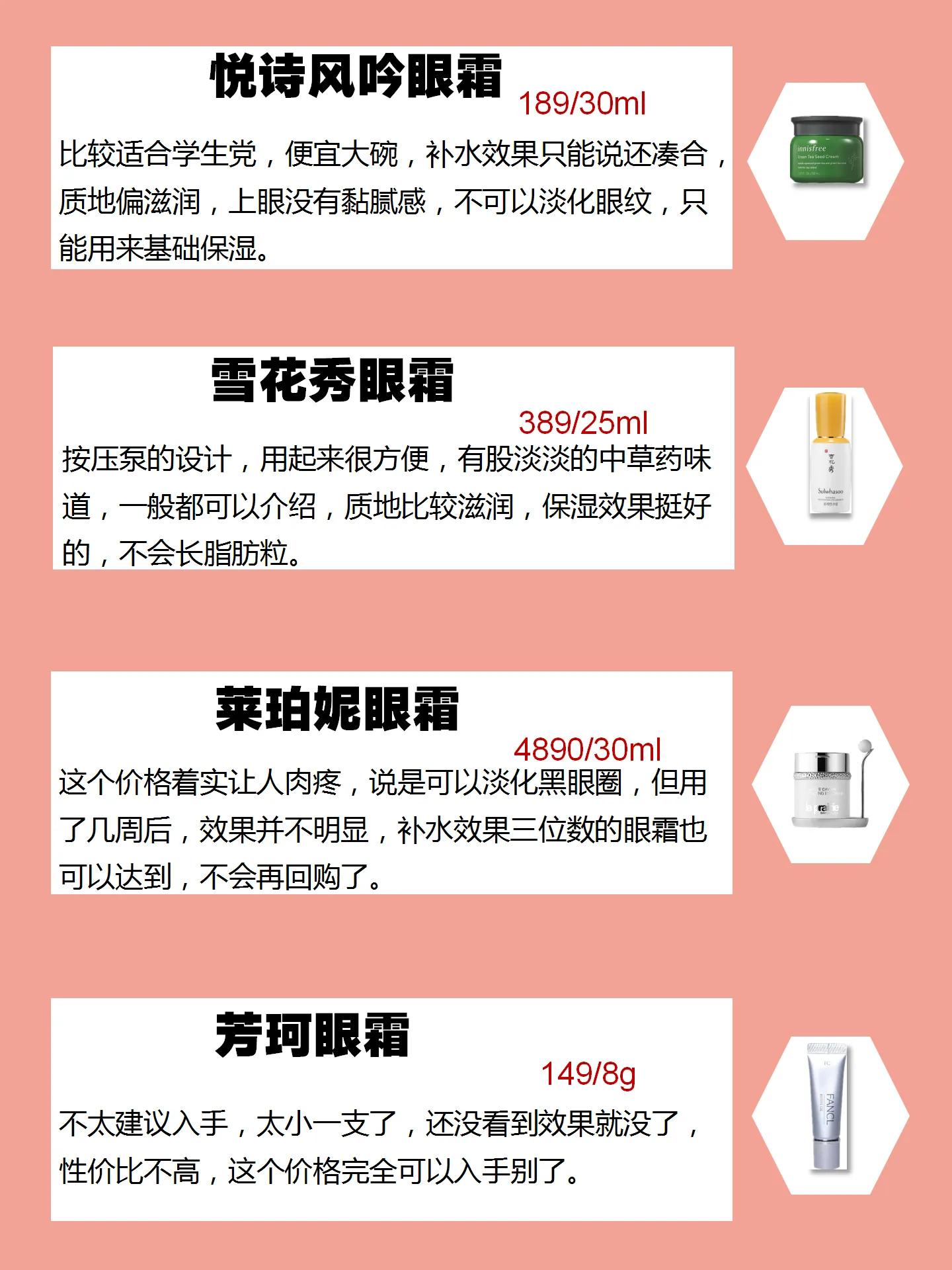 国货眼霜推荐排行榜平价好用,别乱花钱了