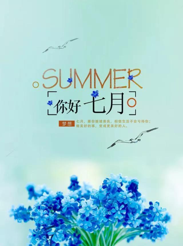 六月再见七月你好的文案,五月再见六月你好超好看文案配图
