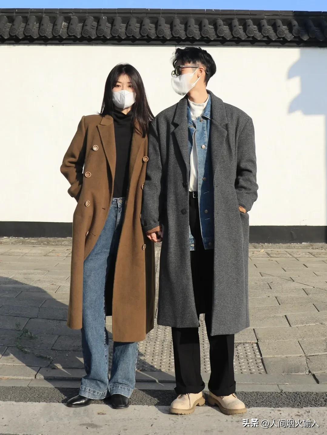 情侣穿搭秋冬小众高级,棒球服两面穿情侣款秋冬季