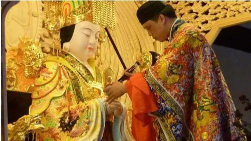 神像开光及装藏,张天师神像开光