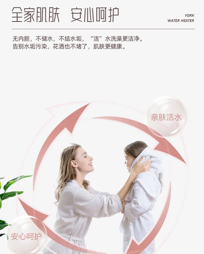 轻松冲走酷暑约克即热式电热水器G1A-88让你享受美好夏日