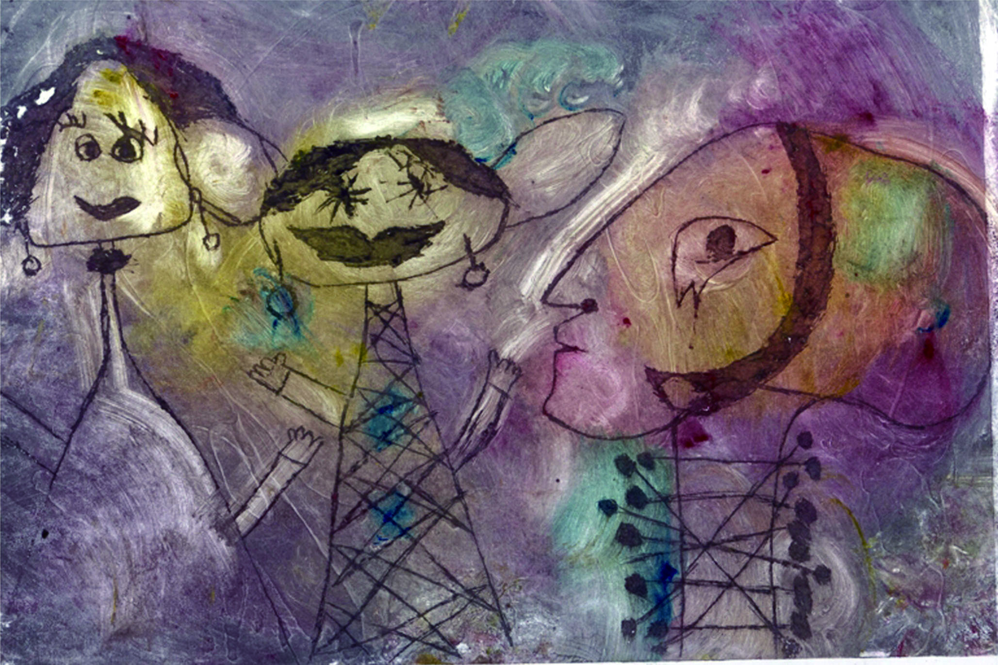 优质儿童画作品欣赏,童心绘世界阳光下成长主题绘画